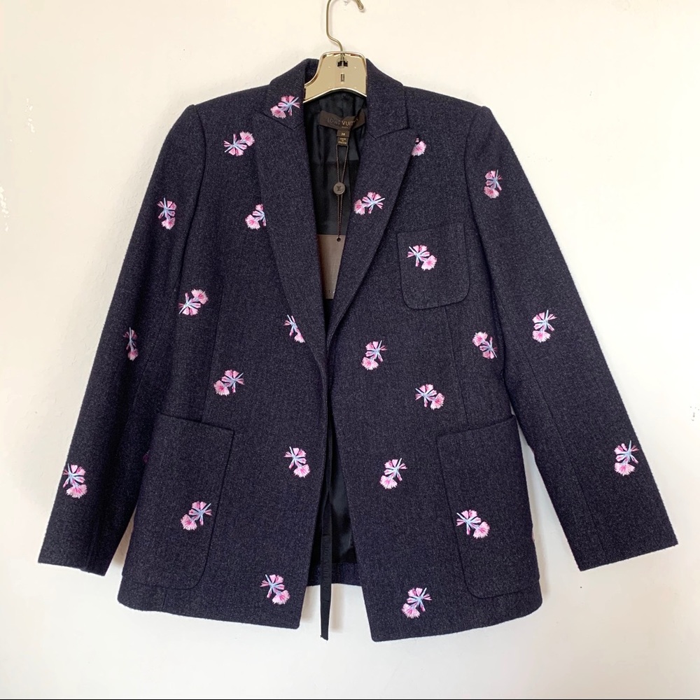 Louis Vuitton embroidered coat